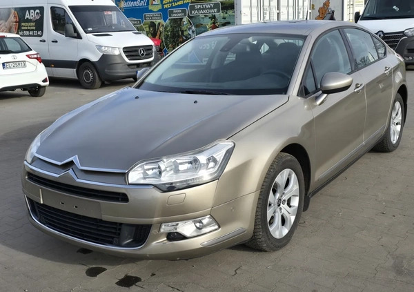 Citroen C5 cena 12200 przebieg: 207923, rok produkcji 2011 z Zagórz małe 121